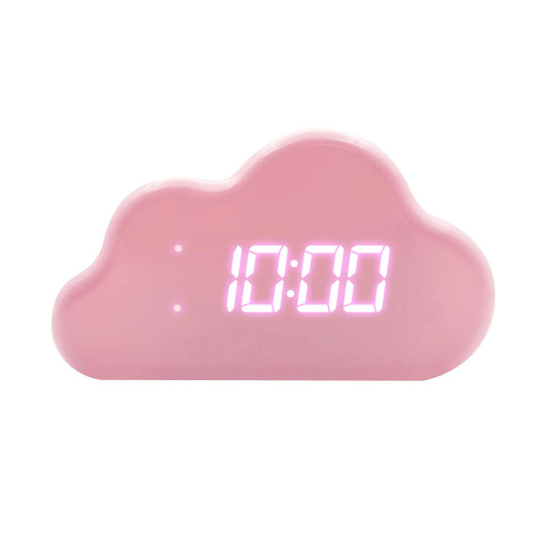 Lalarma Digital Cloud Alarm Clock with Thermometer & Mood Light