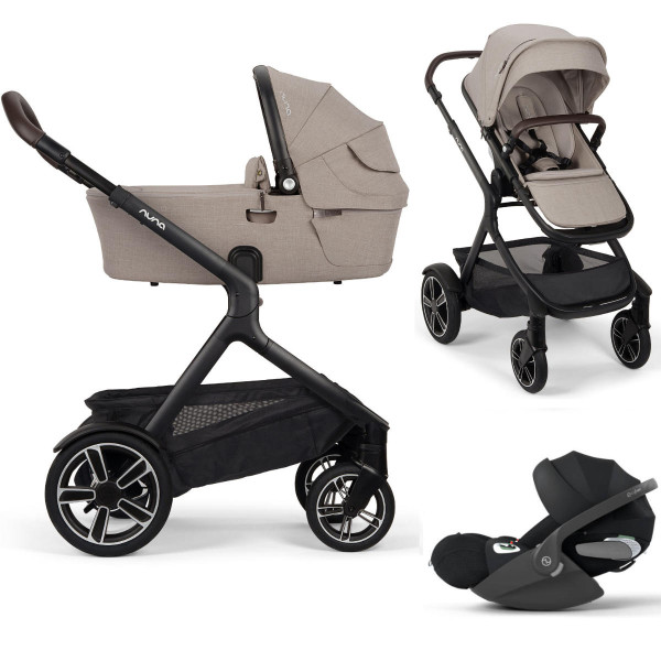 Nuna DEMI Next Kinderwagen Set 3 in 1 inkl. Cybex Cloud T i-Size Babyschale