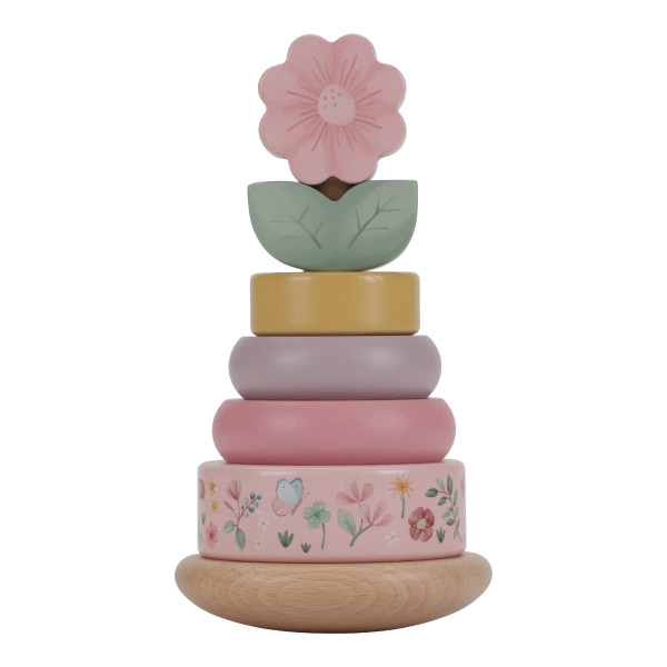 Little Dutch Wooden Stacking Tower with Rings