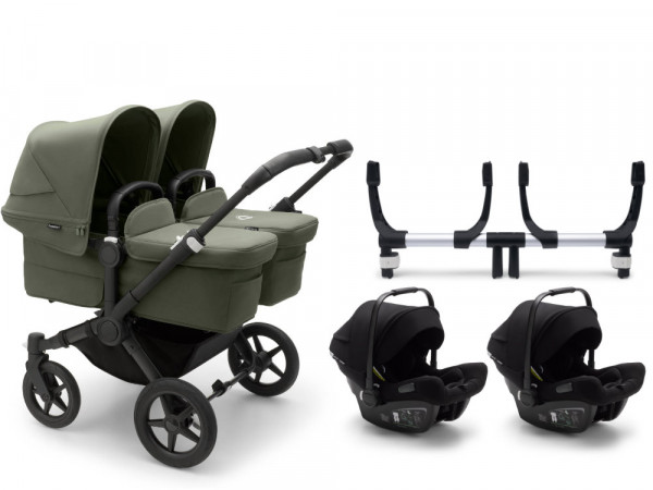 Bugaboo Donkey 5 Twin Stroller Set 3 in 1 incl. Bugaboo Turtle Air