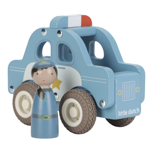 Little Dutch Polizeiauto mit Figur aus FSC-Holz