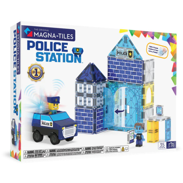 Magna-Tiles Police Station – 35 Teile