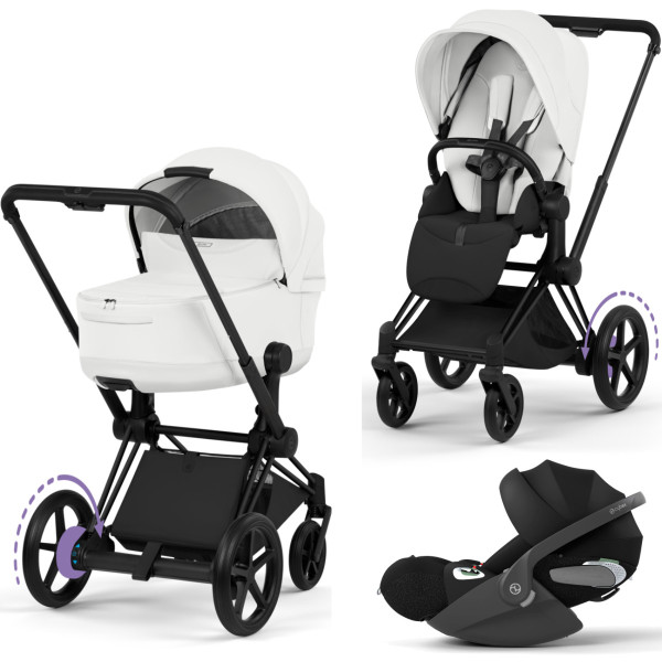 Cybex E-Priam 5 Style Stroller Set 3 in 1 incl. Cloud T i-Size Car Seat