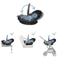 Preview: Maxi-Cosi Oxford+ Stroller Set 3-in-1 incl. Pebble 360 Pro2 + Free FamilyFix 360 Base Preview: Maxi-Cosi Oxford+ Stroller Set 3-in-1 incl. Pebble 360 Pro2 + Free FamilyFix 360 Base