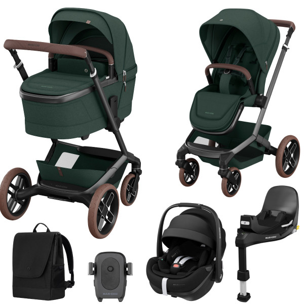 Maxi Cosi Fame 3-in-1 Stroller Set incl. Pebble 360 Pro2 i-Size + Free FamilyFix 360 Pro + Free Accessories