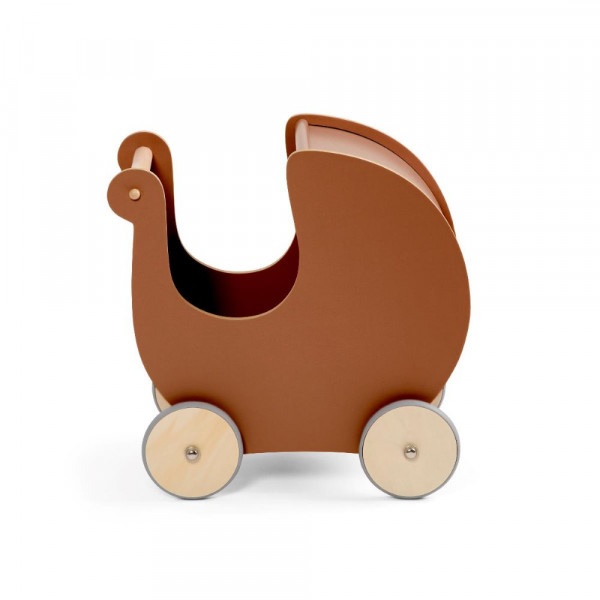 Sebra wooden doll pram