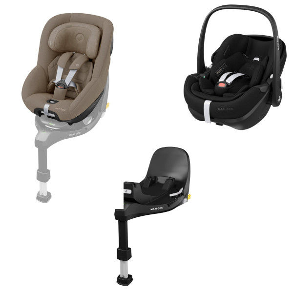 Maxi Cosi 360 Pro Bundle, Pearl 360 Pro - Pebble 360 Pro2 - FamilyFix