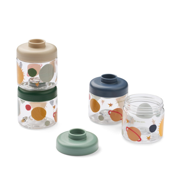 Liewood Dominique Baby Food Storage Boxes 4-Pack