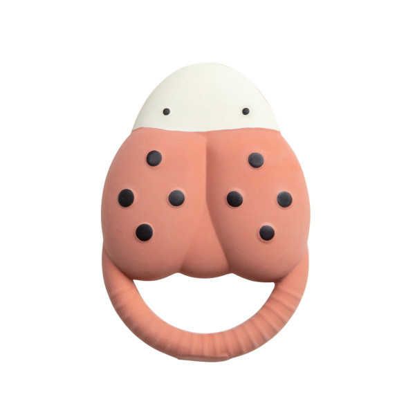 Sebra natural rubber teething ring, Luca the ladybug