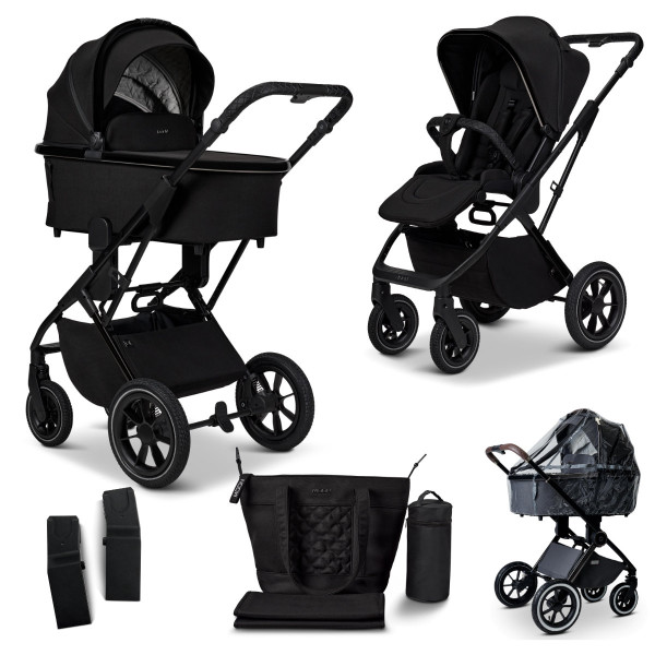 Moon PIU Stroller Set 5 in 1 including Accessories