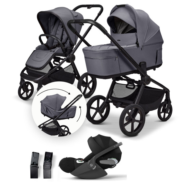 Moon ReSea Fold Kinderwagen Set 3 in 1 inkl. Cybex Cloud T i-Size Babyschale 2026