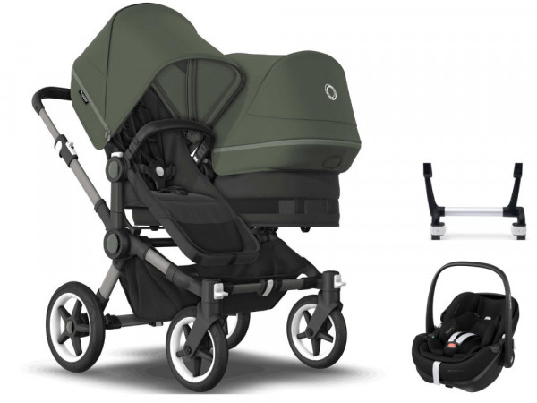 Bugaboo Donkey 5 Duo pushchair set 3 in 1 incl. Maxi Cosi Pebble 360 Pro2 i-Size Infant Car Seat