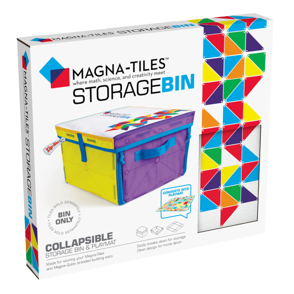 Magna-Tiles Storage Bin & Play-Mat