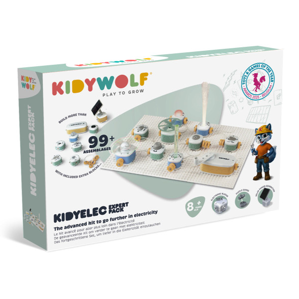Kidywolf Kidyelec-Pro Expert Set – Elektrizität spielerisch entdecken für Kinder