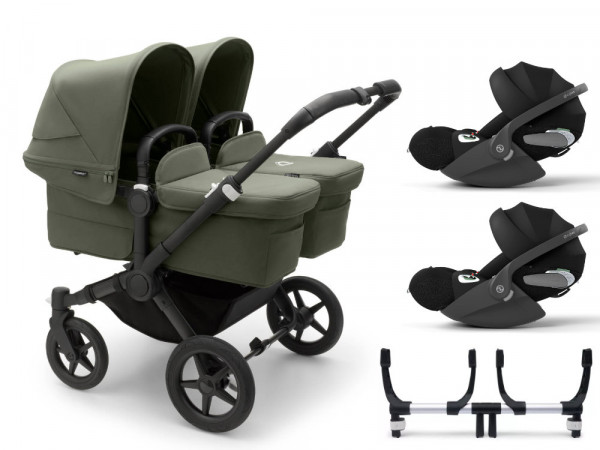 Bugaboo Donkey 5 Twin Kinderwagen Set 3 in 1 inkl. Cybex Cloud T i-Size
