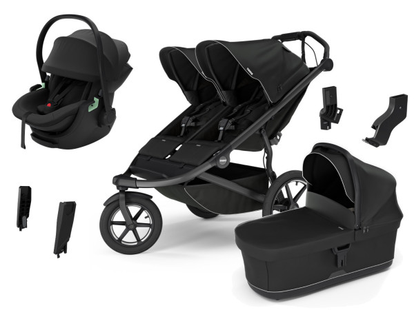 Thule Urban Glide 3 Double Sibling Stroller Set 5 in 1