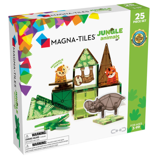 Magna-Tiles Dschungeltiere – 25 Teile