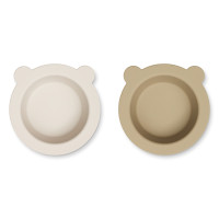 Liewood Peony Suction Bowl 2-Pack