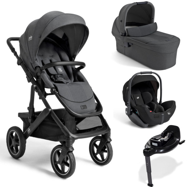 Joie Signature Vinca 4-in-1 Travel System incl. i-Level Pro i-Size Car Seat & i-Base Encore