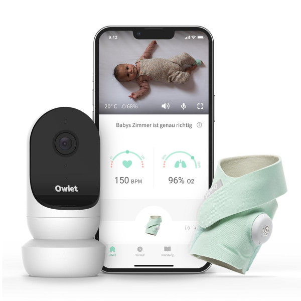 Owlet Baby Monitor Duo 2: Smart Sock 3 & HD Cam 2