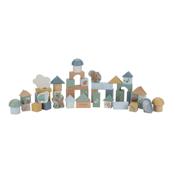 Little Dutch Wooden Building Blocks incl. Box