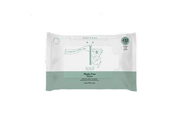 Naïf Plastic Free Baby Wipes 54 layers