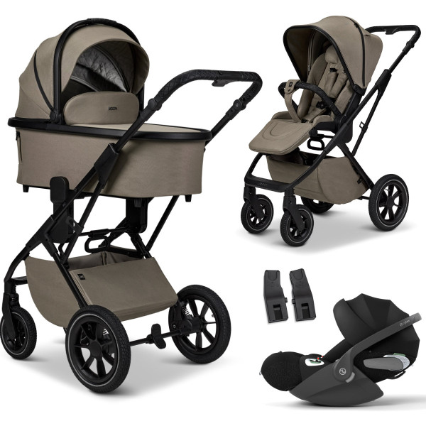 Moon Piu Stroller Set 3 in 1 including Cybex Cloud T i-Size Infant Car Seat 2025