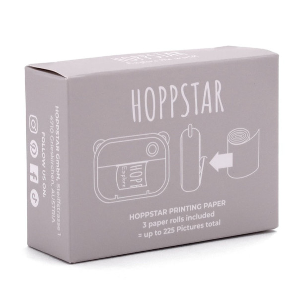 Hoppstar Paper Rolls 3-Pack Refill - White