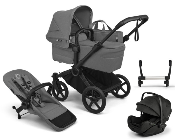 Bugaboo Donkey 6 Mono Kinderwagen Set 3 in 1 inkl. Bugaboo Otter