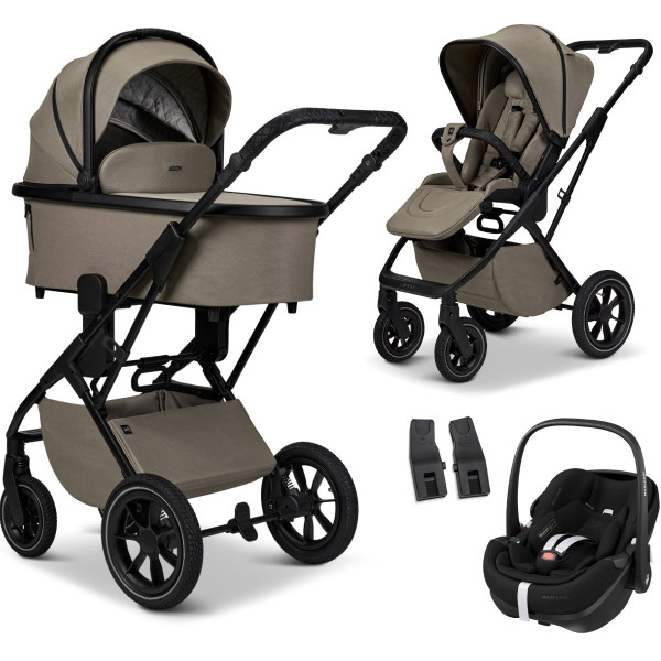 Moon PIÙ 3-in-1 Stroller Set incl. Maxi Cosi Pebble 360 Pro 2 i-Size