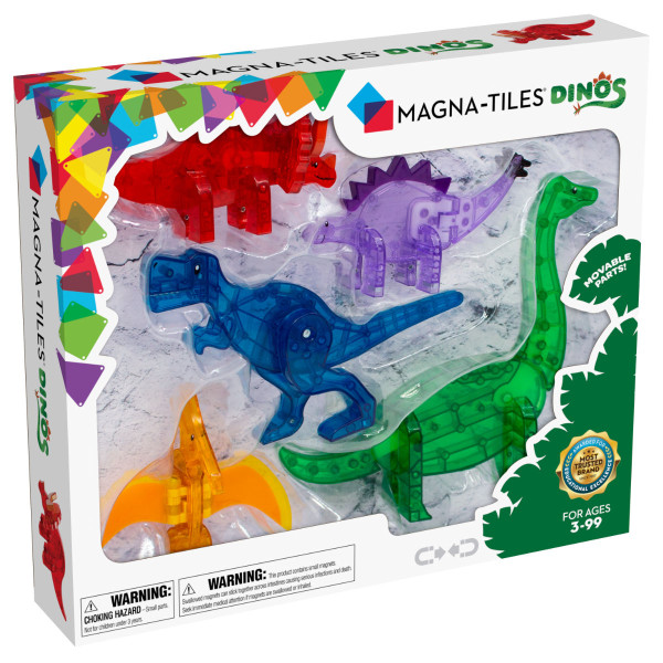 Magna-Tiles Dinosaurs – 5 Pieces