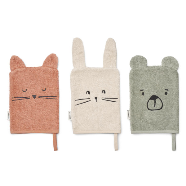 Liewood Sylvester washcloths, 3 pcs.