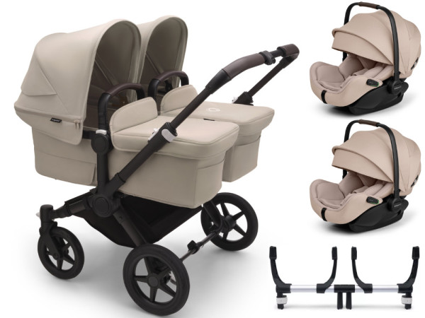 Bugaboo Donkey 5 Twin Stroller Set 3 in 1 incl. Bugaboo Otter