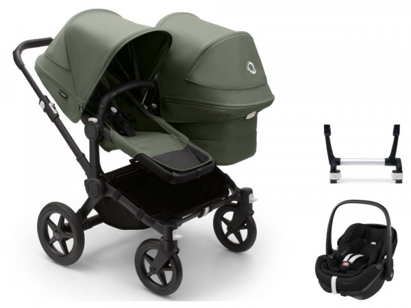 Bugaboo Donkey 5 Duo pushchair set 3 in 1 incl. Maxi Cosi Pebble 360 Pro2 i-Size Infant Car Seat