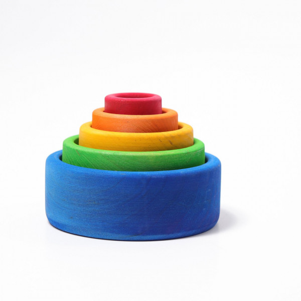 Grimms Colorful Wooden Bowl Set