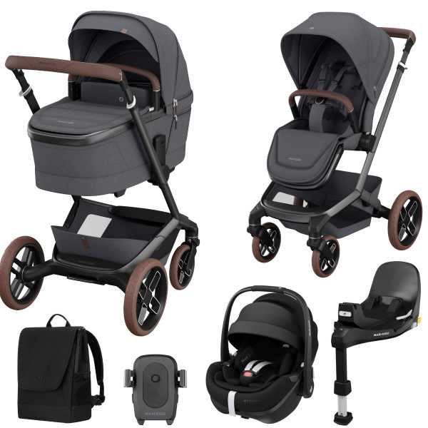 Maxi Cosi Fame 3-in-1 Stroller Set incl. Pebble 360 Pro2 i-Size + Free FamilyFix 360 Pro + Free Accessories