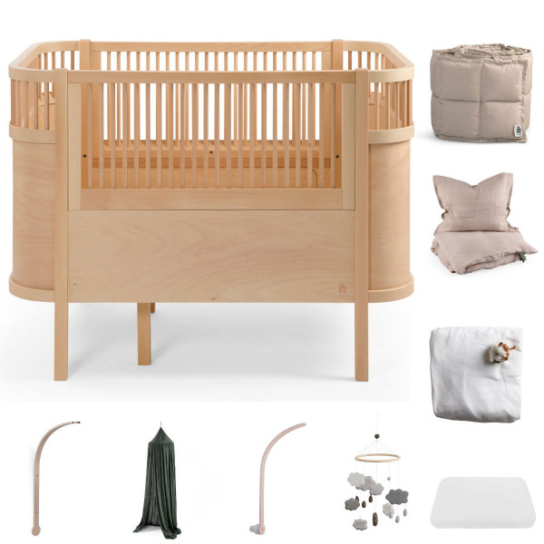 Sebra Baby & Junior Bed - All in One Set