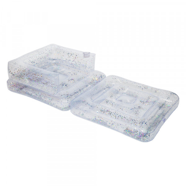 SunnyLife Aufblasbarer Lilo Stuhl Glitter Kindermaxx