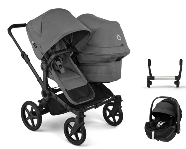 Bugaboo Donkey 6 Duo Kinderwagen Set 3 in 1 inkl. Maxi Cosi Pebble 360 Pro2 Babyschale