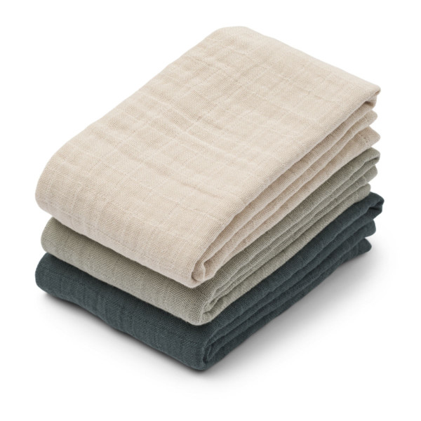 Liewood Lewis Muslin Cloths, 3 pcs.