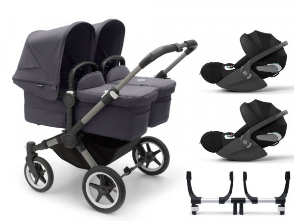 Bugaboo Donkey 5 Twin Kinderwagen Set 3 in 1 inkl. Cybex Cloud T i-Size