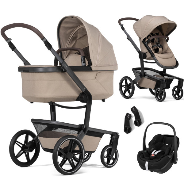 Joolz Day5 Pram Set 3 in 1 Including Maxi Cosi Pebble 360 Pro2 i.-Size Infant Car Seat