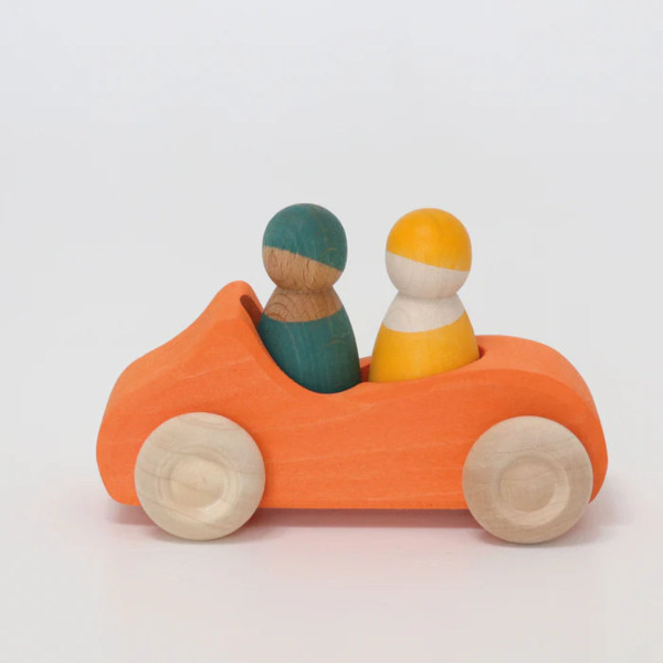 Grimm’s Holzauto Cabrio mit Figuren