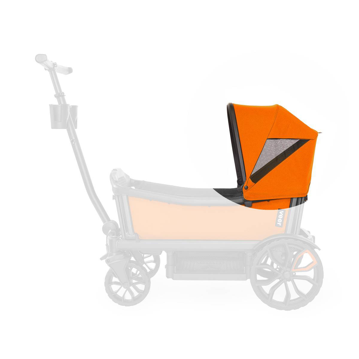 VEER Cruiser Bollerwagen Sonnendach Sienna Orange Image
