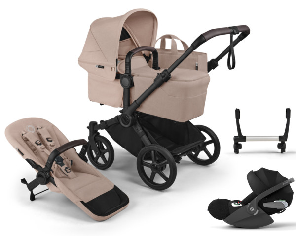 Bugaboo Donkey 6 Mono Kinderwagen Set 3 in 1 inkl. Cybex Cloud T i-Size Babyschale