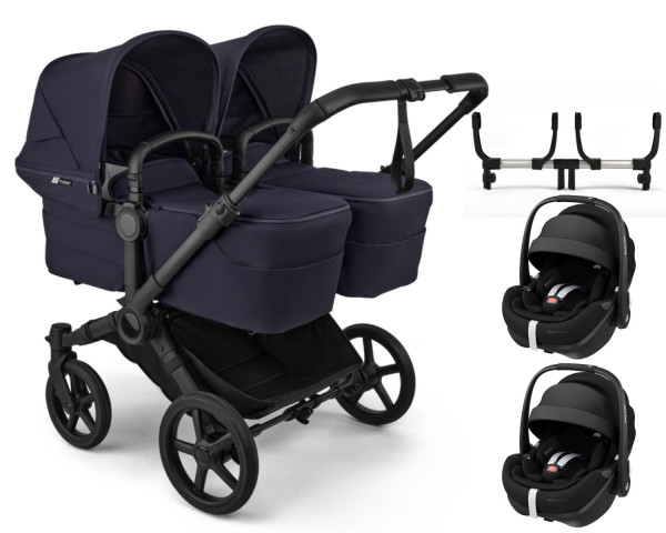 Bugaboo Donkey 6 Twin Kinderwagen Set 3 in 1 inkl. Maxi Cosi Pebble 360 Pro2 Babyschale