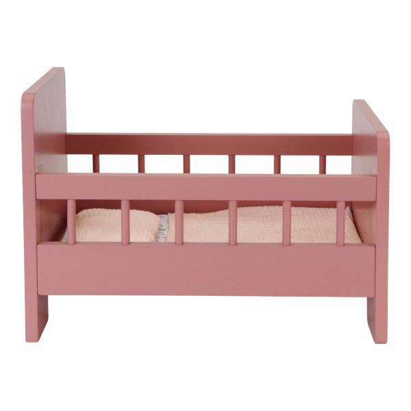 Little Dutch wooden doll's bed incl. textile