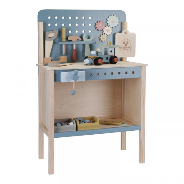 Little Dutch workbench with many accessories, FSC wood