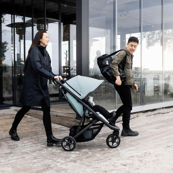 Thule Spring 2 Kinderwagen Set 3 in 1 inkl. Maxi Cosi Pebble 360 Pro 2 i-Size Babyschale