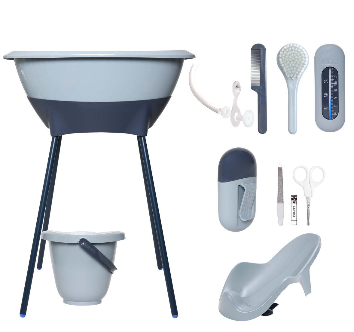 Luma Baby Bade- und Pflegeset Iron Blue